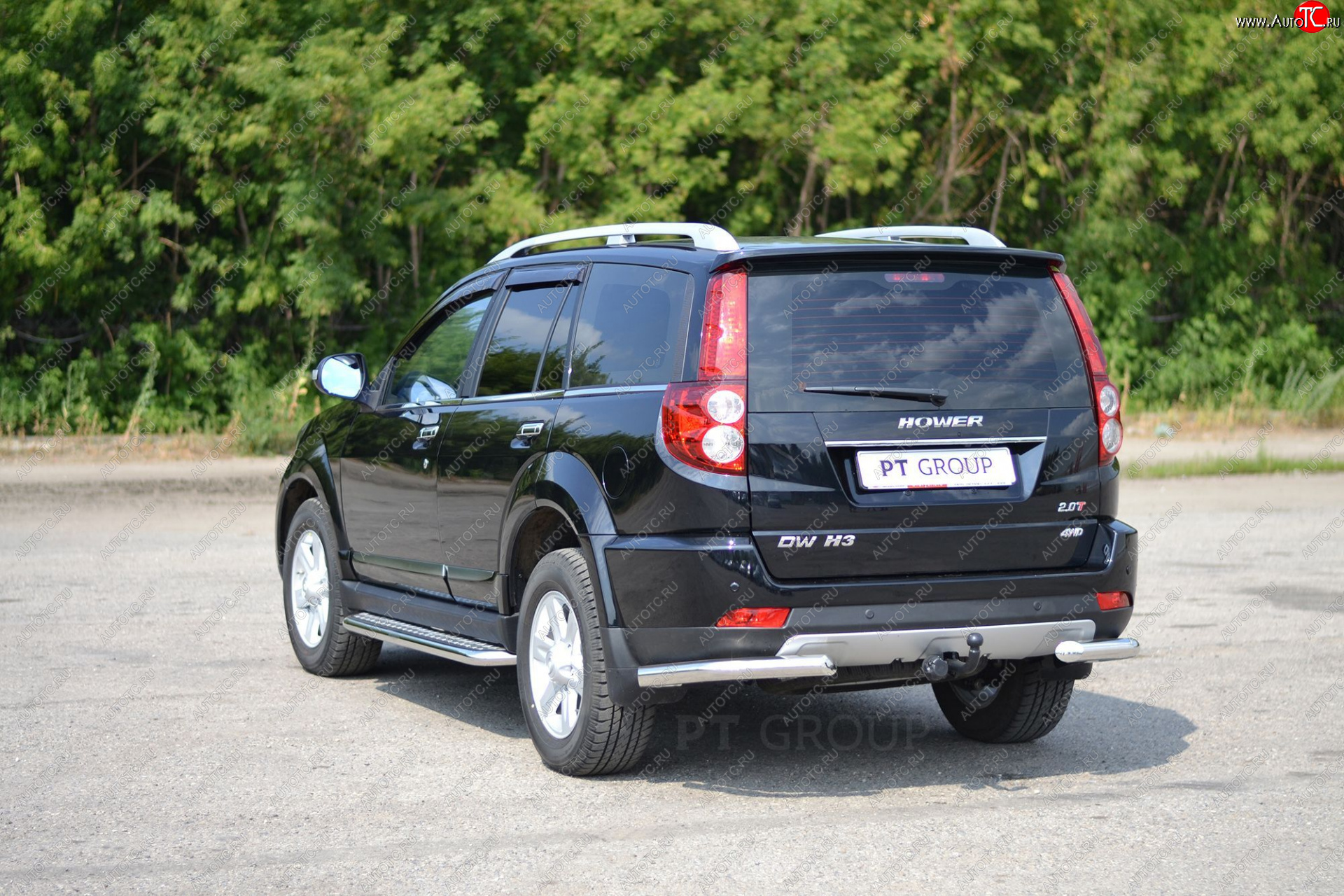 15 849 р. Защита заднего бампера (уголки d63 мм) Petroil Tuning Great Wall Hover H3 (2017-2024) (нержавейка полированна)  с доставкой в г. Калуга