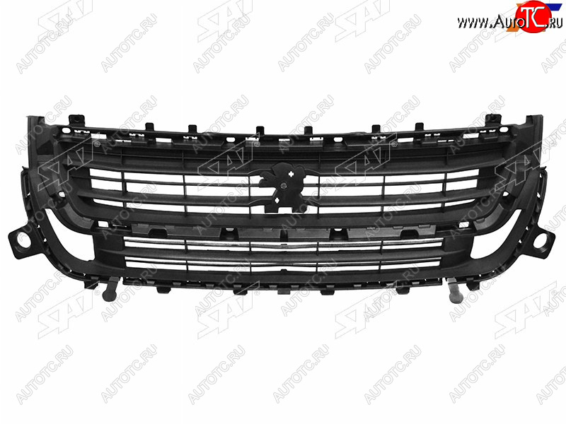 7 849 р. Решетка радиатора SAT  Peugeot Partner  B9 (2015-2018) 2-ой рестайлинг (неокрашенная)  с доставкой в г. Калуга