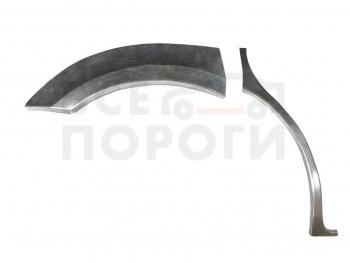 3 899 р. Правая задняя ремонтная арка (внешняя) Vseporogi  Mazda MPV  LY (2006-2016) (Холоднокатаная сталь 0,8мм)  с доставкой в г. Калуга. Увеличить фотографию 1