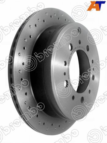 13 749 р. Диск тормозной задний Ø290 BREMBO Lexus LX500d J310 (2021-2022)  с доставкой в г. Калуга. Увеличить фотографию 2