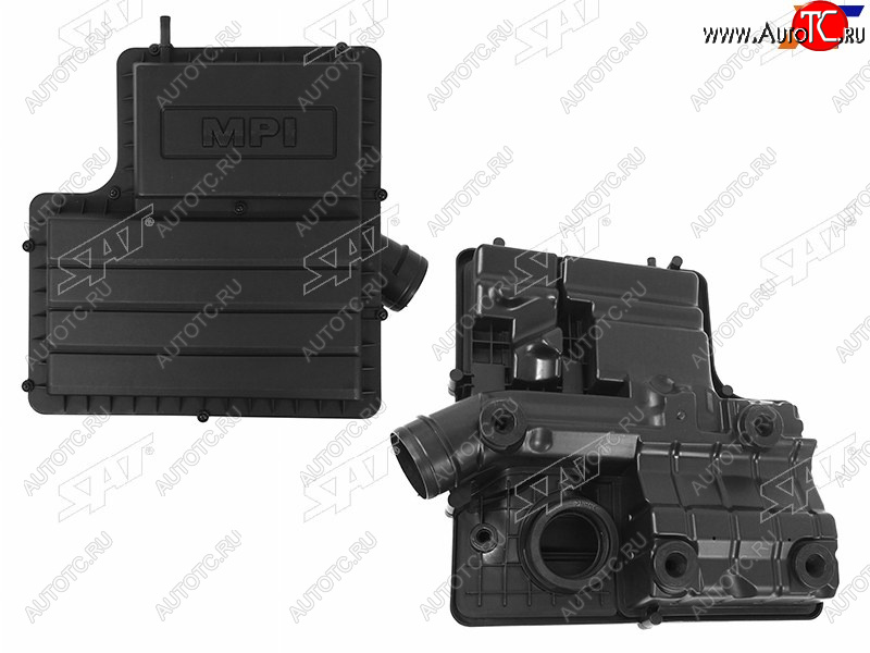 2 169 р. Корпус воздушного фильтра двигателя SAT  Skoda Octavia  A7 (2012-2017), Skoda Rapid ( NH3,  NH1) (2012-2017), Skoda Yeti (2013-2018), Volkswagen Jetta  A6 (2015-2018), Volkswagen Polo  5 (2009-2015)  с доставкой в г. Калуга