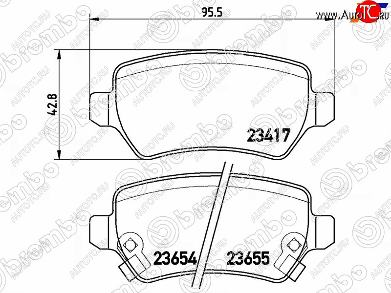 2 099 р. Колодки тормозные задние LH-RH SAT  Opel Astra  G (1998-2005), Opel Corsa  C (2000-2006), Opel Zafira ( A,  В) (1999-2015), Лада XRAY (2016-2022)  с доставкой в г. Калуга