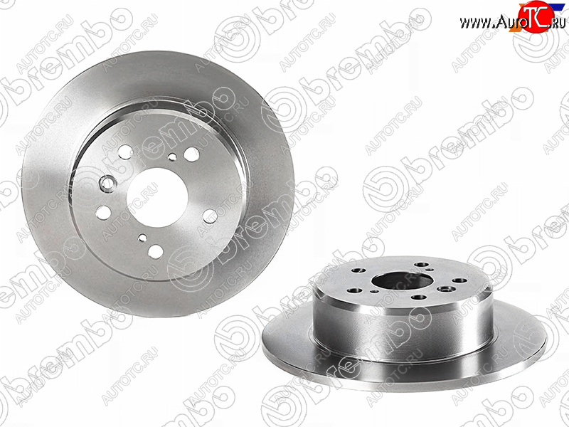 3 989 р.  Диск тормозной задний Ø290 BREMBO  Toyota Camry ( XV30,  XV40,  XV50) - Harrier  XU10  с доставкой в г. Калуга