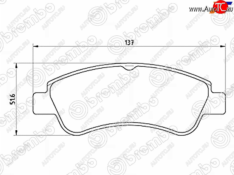 2 899 р. Колодки тормозные передние FL-FR SAT Peugeot Partner B9 2-ой рестайлинг (2015-2018)  с доставкой в г. Калуга