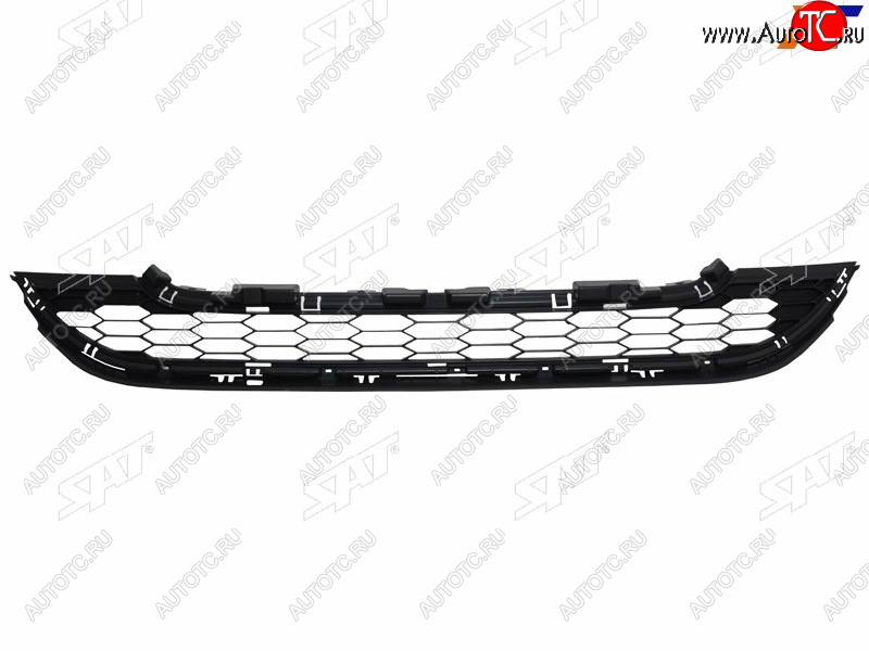 8 549 р. Центральная решетка переднего бампера SAT Honda CR-V RE1,RE2,RE3,RE4,RE5,RE7 рестайлинг (2009-2012)  с доставкой в г. Калуга