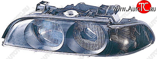 9 899 р. Фара в сборе левая DEPO BMW 5 серия E39 седан дорестайлинг (1995-2000) (линзованная)  с доставкой в г. Калуга