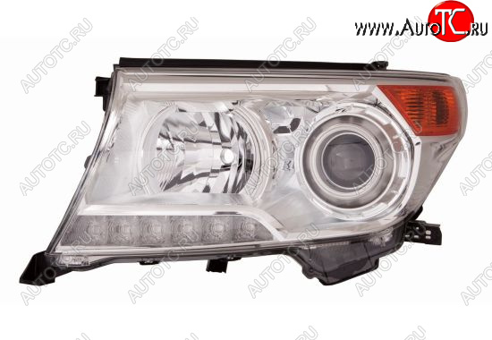 34 649 р. Левая фара (ксенон) BodyParts Toyota Land Cruiser 200 1-ый рестайлинг (2012-2015)  с доставкой в г. Калуга