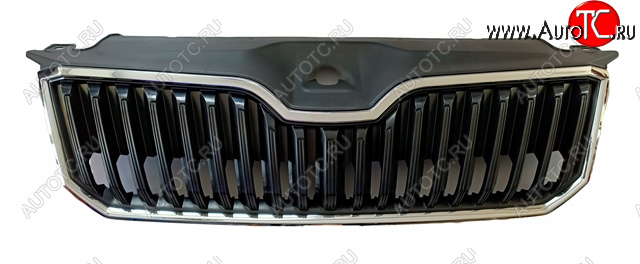 6 999 р. Решетка радиатора (пр-во Китай) BODYPARTS  Skoda Superb ( B8 (3V),  B8 (3V5)) (2015-2019) лифтбэк дорестайлинг, универсал дорестайлинг (молдинг хром)  с доставкой в г. Калуга