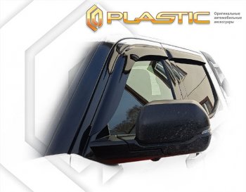 1 989 р. Дефлектора окон (CrewMax) CA-Plastic  Toyota Tundra  XK70 (2021-2024) (classic полупрозрачный)  с доставкой в г. Калуга. Увеличить фотографию 1
