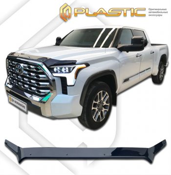Дефлектор капота (CrewMax) CA-Plastic Exclusive Toyota (Тойота) Tundra (Тундра)  XK70 (2021-2024) XK70