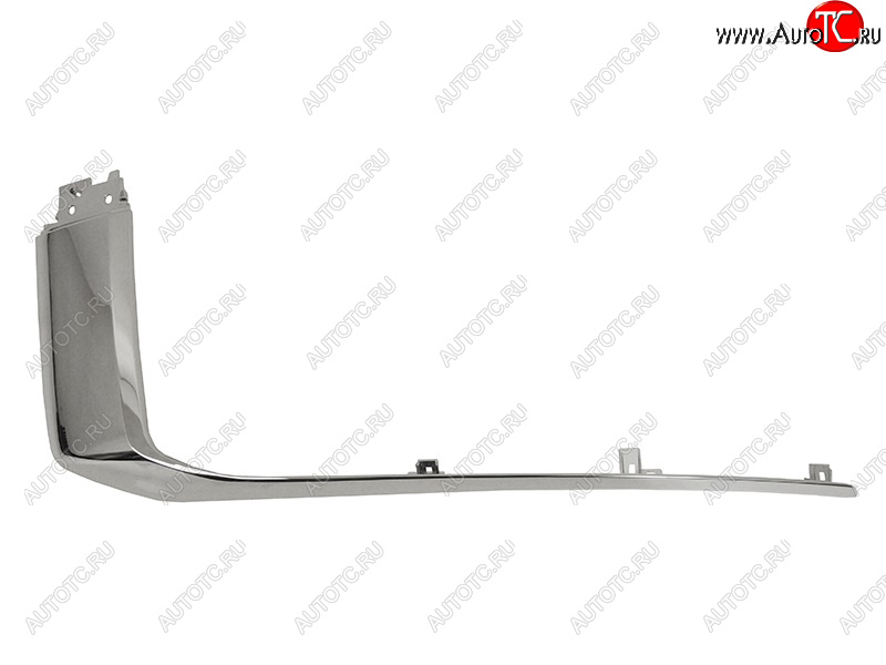 4 999 р. Правый молдинг переднего бампера (верхний) SAT Mitsubishi L200 5 KK,KL рестайлинг (2018-2022) (хром)  с доставкой в г. Калуга