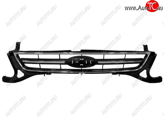 0 р. Решетка радиатора (пр-во Китай) CHINA Ford Mondeo Mk4,BD рестайлинг, седан (2010-2014) (хром)  с доставкой в г. Калуга