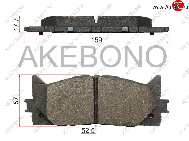 3 399 р. Колодки тормозные передние FL-FR SAT Toyota Camry XV40 дорестайлинг (2006-2008)  с доставкой в г. Калуга