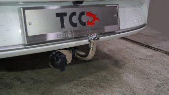 21 399 р. Фаркоп (тягово-сцепное устройство) TCC Тюнинг  BAIC U5 Plus (2021-2024) (оцинкованный, шар A нержавейка)  с доставкой в г. Калуга. Увеличить фотографию 1