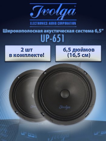 Широкополосная акустическая система Ivolga UP-651 Datsun mi-DO (2014-2024)
