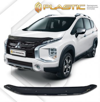 Дефлектор капота (р. Юго-Восточной Азии) CA-Plastic Mitsubishi Xpander Cross NC1W минивэн рестайлинг (2022-2025)