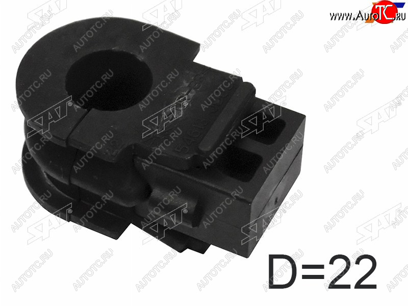 479 р. Втулка стабилизатора переднего D=22 FL-FR SAT Nissan Qashqai 1 дорестайлинг (2007-2010)  с доставкой в г. Калуга