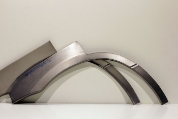 5 399 р. Задние ремонтные арки (комплект) AUTOFERRUM Mitsubishi Outlander CU (2003-2009) (Холоднокатаная сталь 0,8 мм)  с доставкой в г. Калуга. Увеличить фотографию 1