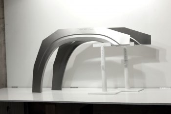5 399 р. Передние ремонтные арки (комплект) AUTOFERRUM  Nissan Patrol  5 (1997-2010) (Холоднокатаная сталь 0,8 мм)  с доставкой в г. Калуга. Увеличить фотографию 1