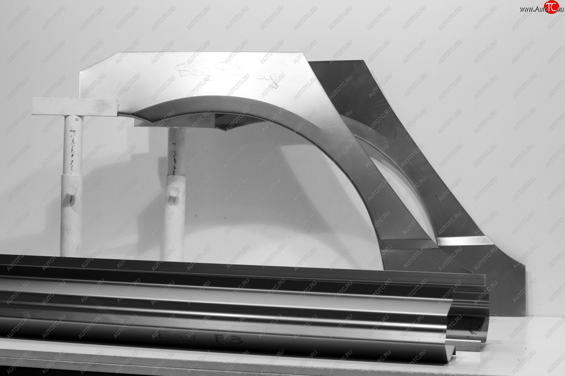 8 399 р. Задние ремонтные арки и пороги AUTOFERRUM  BYD F3 (2005-2014) (Холоднокатаная сталь 1 и 1.2 мм)  с доставкой в г. Калуга