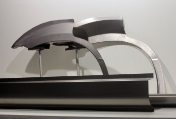 8 949 р. Задние ремонтные арки и пороги (с усилителем) AUTOFERRUM  Ford Escape  1 (2000-2007) (Холоднокатаная сталь 1 и 1.2 мм)  с доставкой в г. Калуга. Увеличить фотографию 1