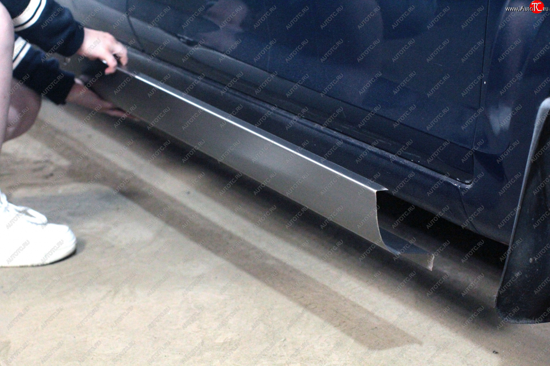 6 999 р. Комплект ремонтных порогов (с усилителем) AUTOFERRUM Ford Focus 2 седан рестайлинг (2007-2011) (Холоднокатаная сталь 1 мм)  с доставкой в г. Калуга