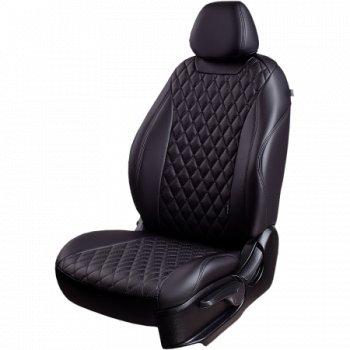 Комплект чехлов для сидений (РЗС 40/60+подлок., 2П+1Г экокожа) БАЙРОН СТ БАЙРОН Орегон, Lord Autofashion Chevrolet Lacetti универсал (2002-2013)
