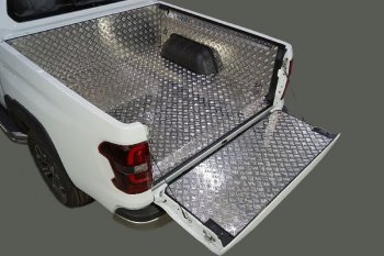 Защитный алюминиевый вкладыш в кузов автомобиля (комплект) ТСС Тюнинг Changan Hunter Plus пикап (2022-2024)  (алюминий)