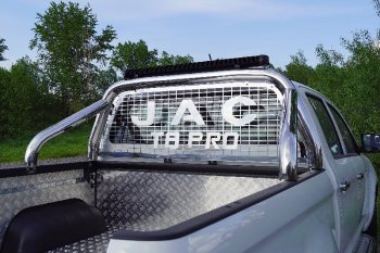 Защита кузова и заднего стекла (только для кузова) d 76,1 мм светодиодной фарой ТСС Тюнинг JAC (Джак) T8 PRO (Т) (2020-2024)