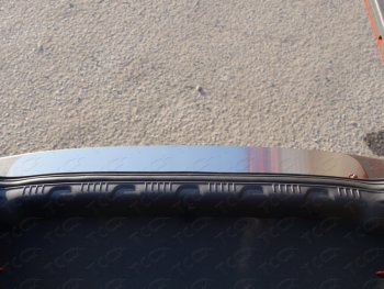 2 799 р. Накладка на задний бампер лист шлифованный, ТСС Тюнинг  Ford EcoSport (2013-2019)  с доставкой в г. Калуга. Увеличить фотографию 1