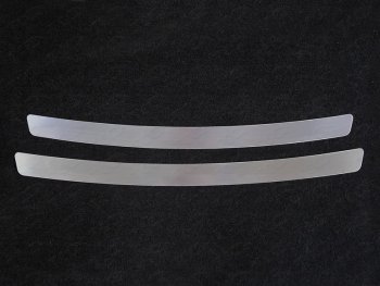 Накладка на задний бампер лист шлифованный, ТСС Тюнинг Hyundai (Хюндаи) Solaris (Солярис)  1 седан (2014-2017) 1 седан RBr рестайлинг
