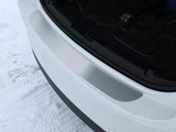1 889 р. Накладка на задний бампер ТСС Тюнинг  Mazda 6  GJ (2015-2018) (лист шлифованный )  с доставкой в г. Калуга. Увеличить фотографию 1