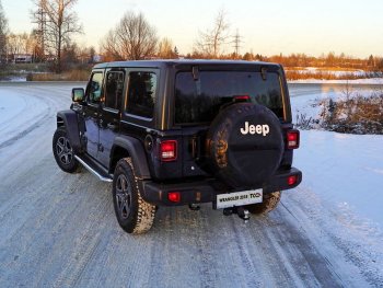 Рамка гос. номера ТСС Тюнинг Jeep (Джип) Wrangler (Вранглер)  JL (2018-2024) JL