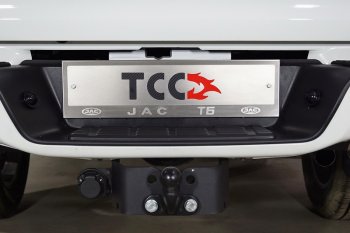 Рамка гос. номера ТСС Тюнинг JAC (Джак) T6 (т) (2018-2024) пикап  (нержавейка)