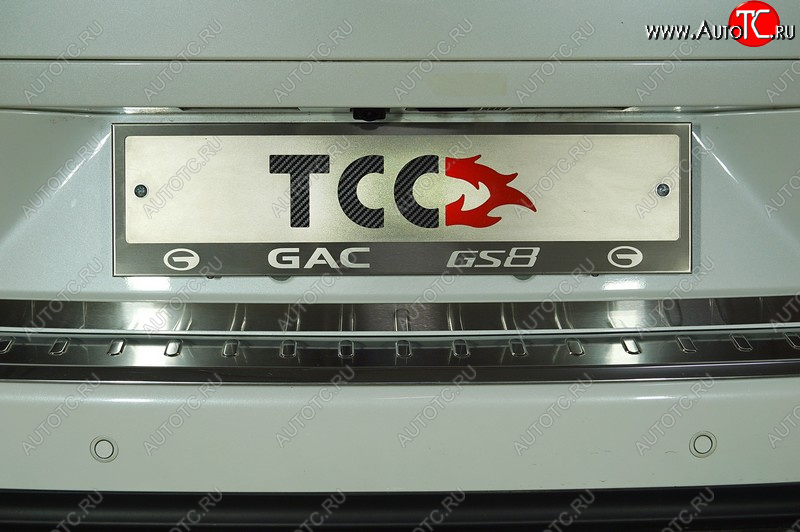 2 569 р. Рамка гос. номера ТСС Тюнинг  GAC GS8 (2016-2023) (нержавейка)  с доставкой в г. Калуга