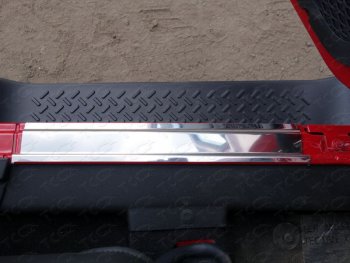 2 579 р. Накладки на пороги ТСС Тюнинг Jeep Wrangler JK (2007-2018) (зеркальный лист)  с доставкой в г. Калуга. Увеличить фотографию 1
