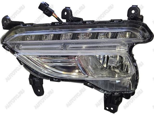 11 299 р. Противотуманная фара левая BodyParts  Hyundai Santa Fe  DM (2012-2019) дорестайлинг, рестайлинг  с доставкой в г. Калуга