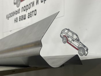 1 989 р. Правый ремонтный порог Пороги-Авто  Ford Transit  3 (2000-2006) (Холоднокатанная сталь 1 мм)  с доставкой в г. Калуга. Увеличить фотографию 1