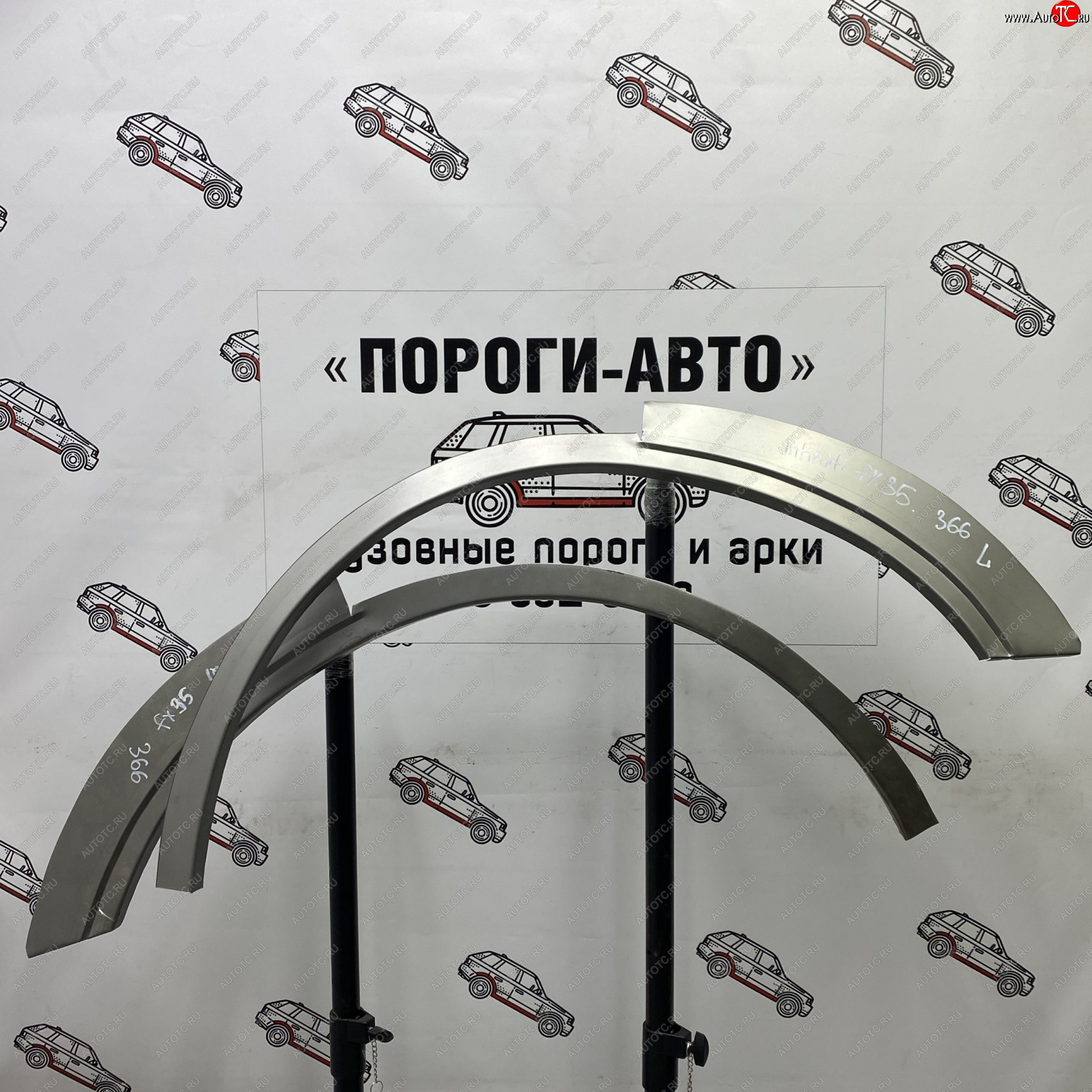 4 299 р. Комплект задних ремонтных арок Пороги-Авто  INFINITI FX35  S50 (2002-2008) дорестайлинг, рестайлинг (Холоднокатаная сталь 0,8 мм)  с доставкой в г. Калуга