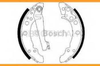 Колодки тормозные стояночного тормоза (4шт.) BOSCH Volkswagen Passat B5 седан дорестайлинг (1996-2000)