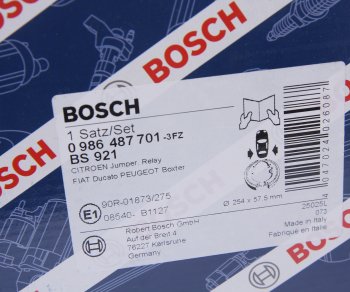 3 899 р. Колодки тормозные задние барабанные 4шт. BOSCH Fiat Ducato 250 (2006-2014)  с доставкой в г. Калуга. Увеличить фотографию 4