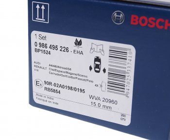 1 279 р. Колодки тормозные задние (4шт.) BOSCH Audi A3 8L1 хэтчбэк 3 дв. дорестайлинг (1996-2000)  с доставкой в г. Калуга. Увеличить фотографию 3