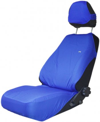 729 р. Универсальные чехлы сидений (майка, 2 предм., эластик) Magic Front H&R Mitsubishi Minica H4 хэтчбэк 3 дв. дорестайлинг (1998-2000) (синие)  с доставкой в г. Калуга. Увеличить фотографию 1