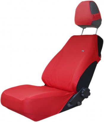 729 р. Универсальные чехлы сидений (майка, 2 предм., полиэстер) Magic Front H&R Hyundai Tucson 3 TL рестайлинг (2018-2021) (Красные)  с доставкой в г. Калуга. Увеличить фотографию 1