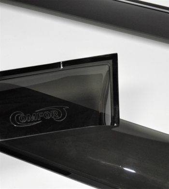 3 399 р. Комплект дефлекторов окон COMFORT  KIA Cerato  4 BD (2018-2021) (черный)  с доставкой в г. Калуга. Увеличить фотографию 2