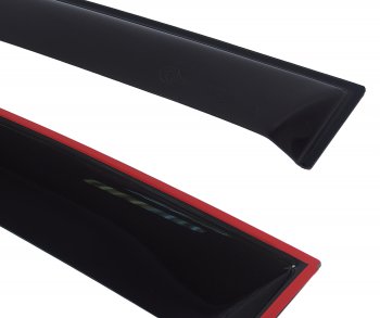 3 399 р. Комплект дефлекторов окон COMFORT  KIA Sportage  3 SL (2010-2014) (черные)  с доставкой в г. Калуга. Увеличить фотографию 1