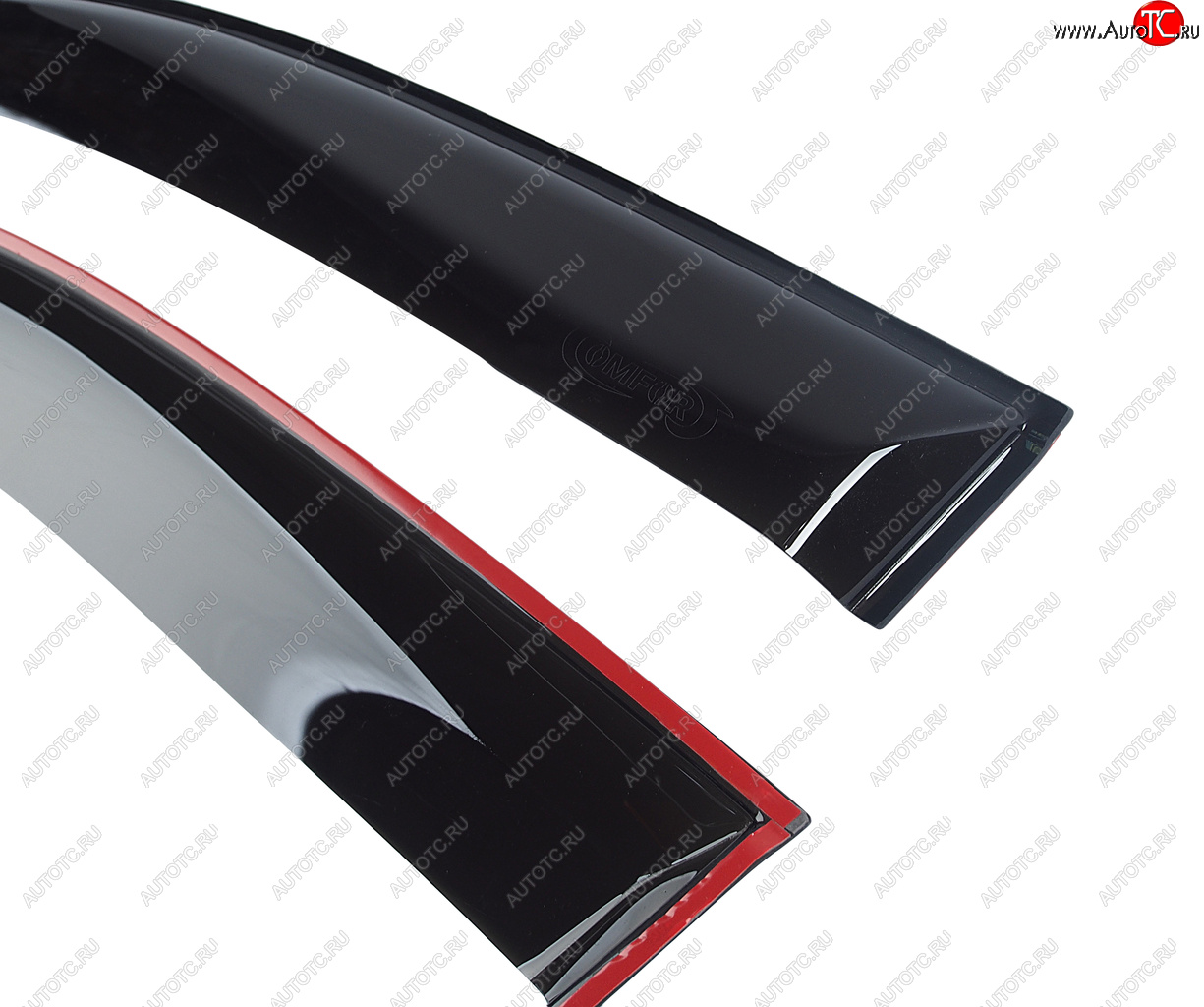3 089 р. Комплект дефлекторов окон COMFORT  Nissan X-trail  3 T32 (2013-2018) (черные)  с доставкой в г. Калуга
