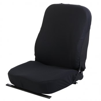1 599 р. Универсальные чехлы сидений (майка, 2 предм., полиэстер) Basic AZARD Dodge Neon FCA (2016-2024) (черные)  с доставкой в г. Калуга. Увеличить фотографию 1