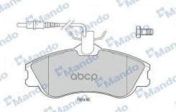 1 439 р. Колодки тормозные передние (4шт.) MANDO CITROEN Berlingo B9 рестайлинг (2015-2022)  с доставкой в г. Калуга. Увеличить фотографию 1