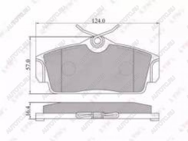 1 499 р. Колодки тормозные передние с АБС (4шт.) MANDO Nissan Primera 2 хэтчбэк P11 дорестайлинг (1995-2000)  с доставкой в г. Калуга